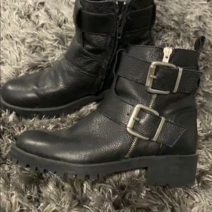 Zara booties with buckles